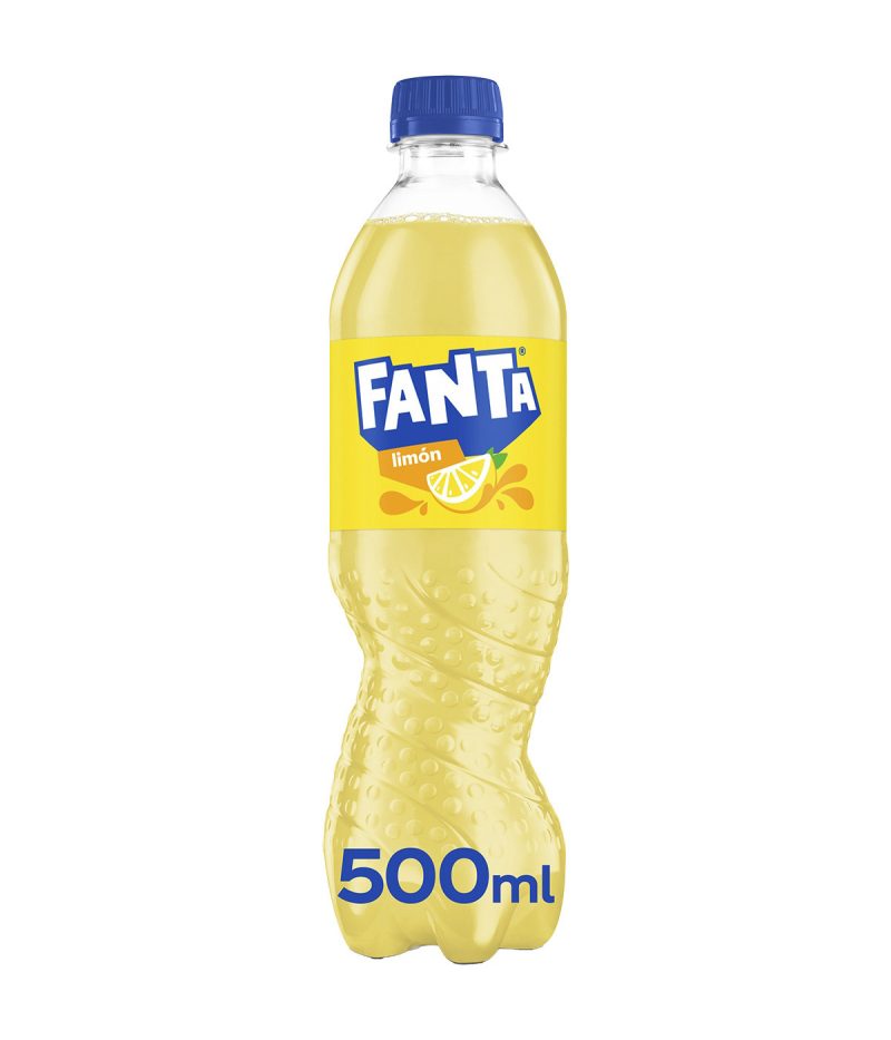 Fanta  Refresco de limón con gas botella 50 cl