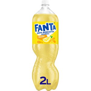 Fanta Refresco de limón con gas botella 2 L