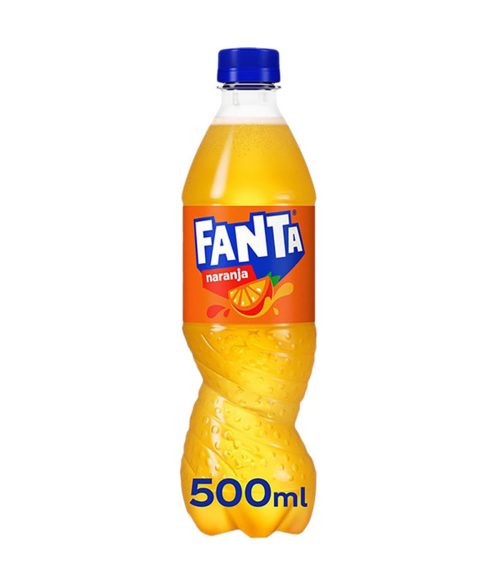 Fanta Refresco de naranja con gas botella 50 cl