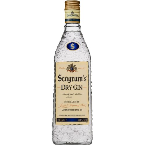 SEAGRAM'S ginebra Dry Gin botella 70 cl